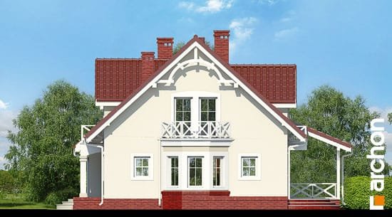 Проект дома Дом в тамарисках 4 вер.2 - 4 С мансардным этажом дома в Киеве