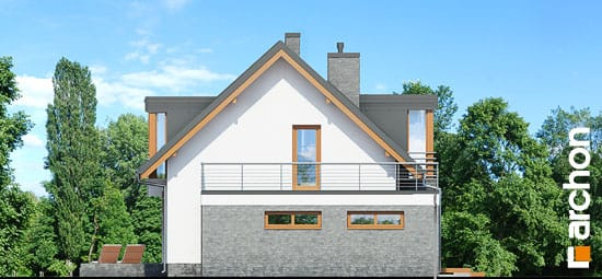 Проект дома Дом в пассифлоре вер.2 - 5 С мансардным этажом дома в Киеве