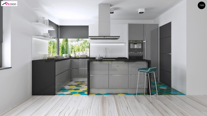 Проект дома U195 GF2 HB - 7 Одноэтажные дома в Киеве