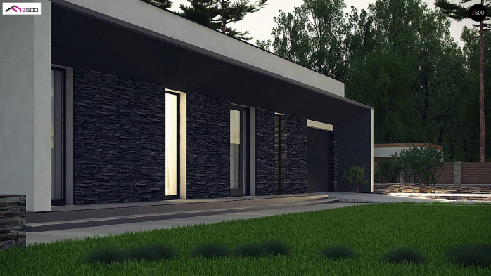 Проект дома Ux160 - 6 Одноэтажные дома в Киеве