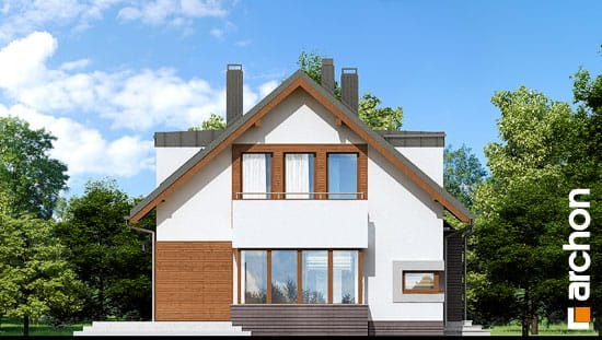 Проект дома Дом в кардамоне 2 вер.2 - 5 С мансардным этажом дома в Киеве