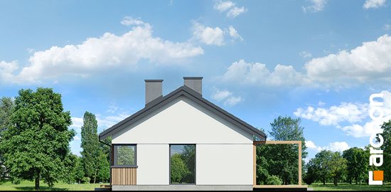 Проект дома Дом в черешне 2 - 4 Одноэтажные дома в Киеве