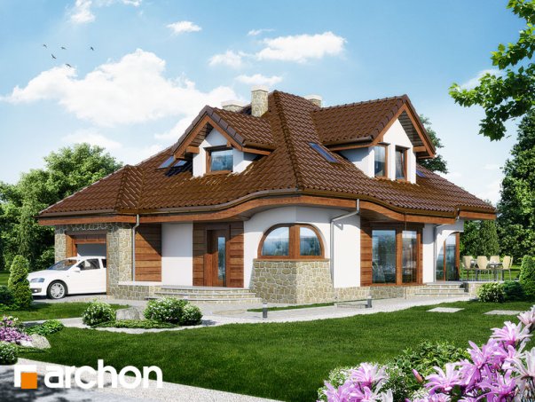 Проект дома Дом в зефирантесе вер.2 - 2 С мансардным этажом дома в Киеве