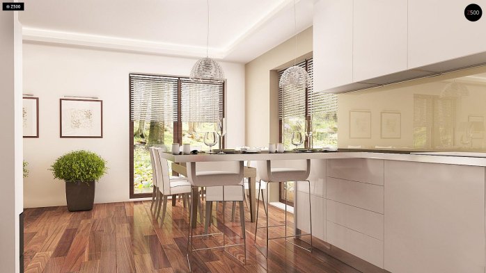 Проект дома U150 - 12 С мансардным этажом дома в Киеве