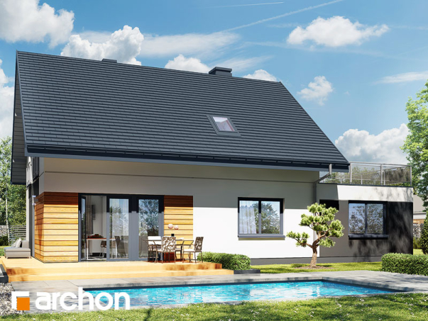 Проєкт будинку Будинок в малинівці 11 (Г) - З мансардним поверхом дома у Києві