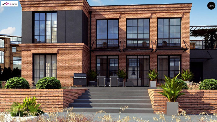 Проект дома Ux126 - 5 Двухэтажные дома в Киеве