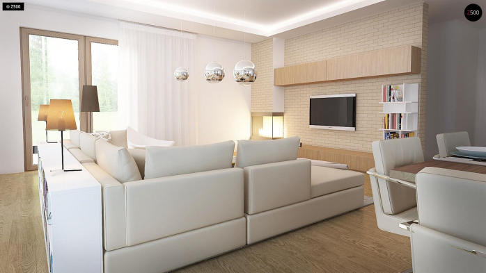 Проект дома U301 - 21 Одноэтажные дома в Киеве