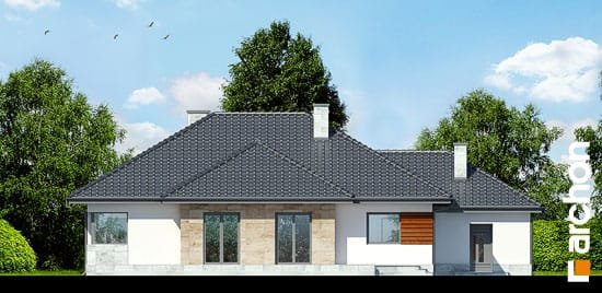 Проект дома Дом в акебиях 2 вер.2 - 6 Одноэтажные дома в Киеве
