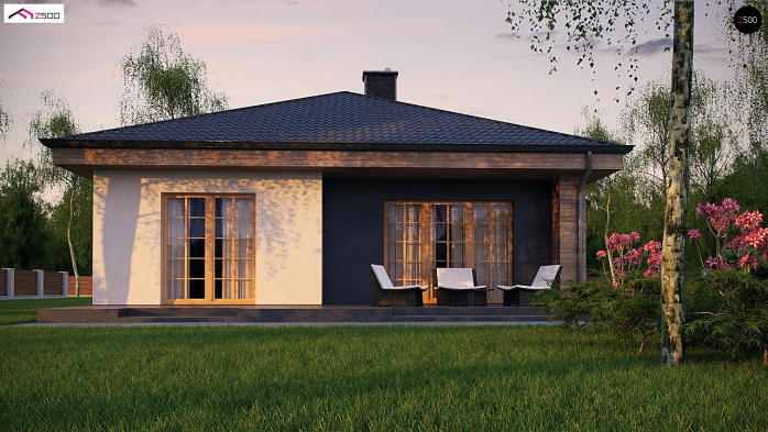Проект дома U348 - 4 Одноэтажные дома в Киеве
