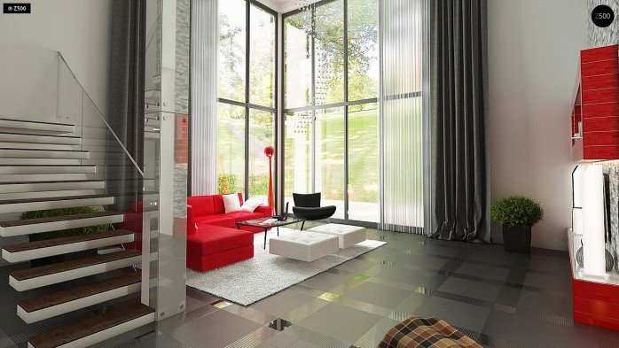 Проект дома Ux108 - 19 Двухэтажные дома в Киеве