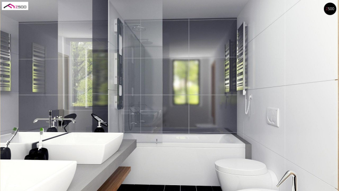 Проект дома U306 - 12 С мансардным этажом дома в Киеве