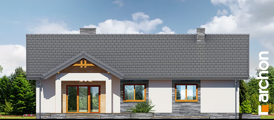 Проект дома Дом в лещиновнике 2 - 6 Одноэтажные дома в Киеве