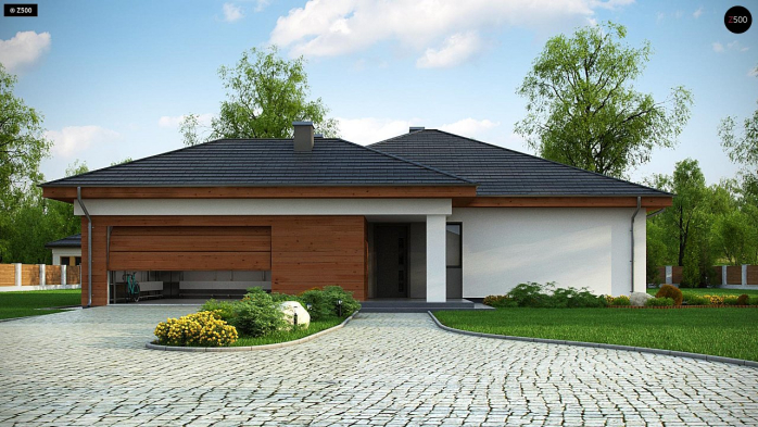 Проект дома U333 - 2 Одноэтажные дома в Киеве