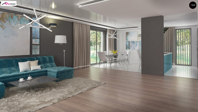 Проект дома Ux107 - 9 Двухэтажные дома в Киеве