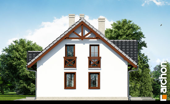 Проект дома Дом в бруснике 3 вер.2 - 4 С мансардным этажом дома в Киеве