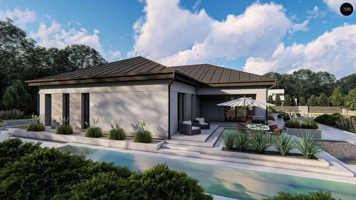 Проект дома U471 - 1 Одноэтажные дома в Киеве