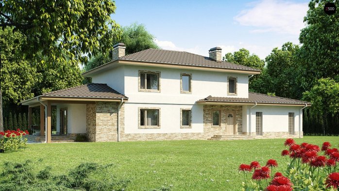 Проект дома U74 - 2 Двухэтажные дома в Киеве