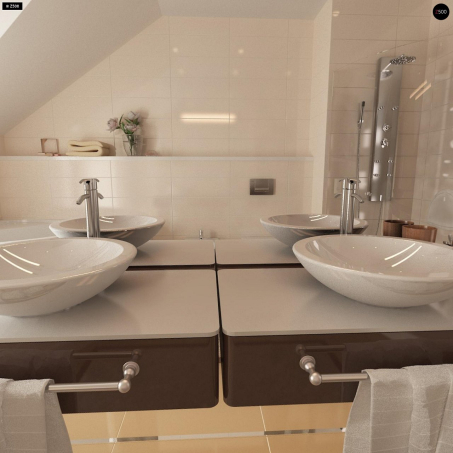 Проект дома Ub4 - 20 С мансардным этажом дома в Киеве