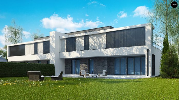 Проект дома Ub16 - 2 Двухэтажные дома в Киеве