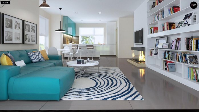 Проект дома U92 - 5 С мансардным этажом дома в Киеве