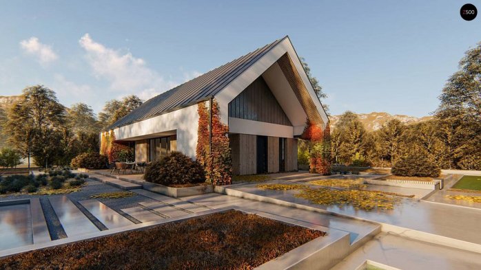 Проект дома U472 - 2 Одноэтажные дома в Киеве