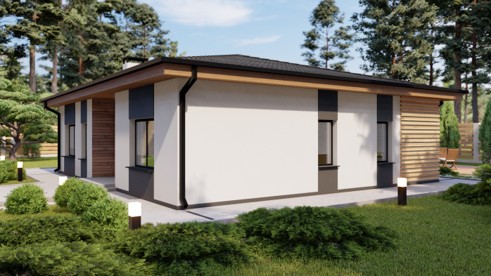 Проєкт будинку Db 17 - Одноповерхові дома у Києві