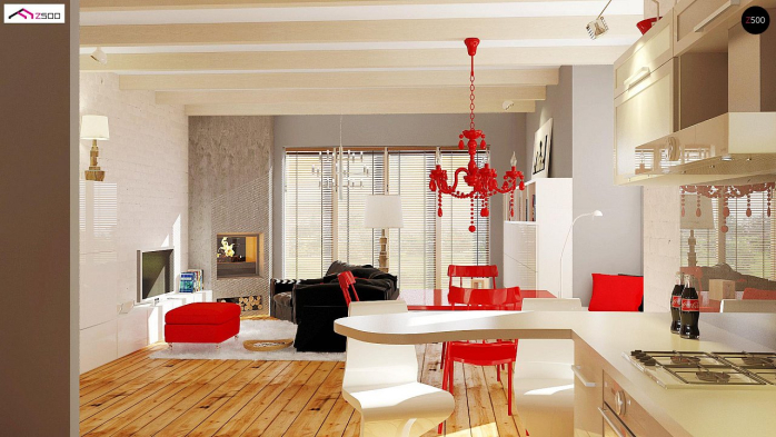 Проект дома U19 - 3 Одноэтажные дома в Киеве