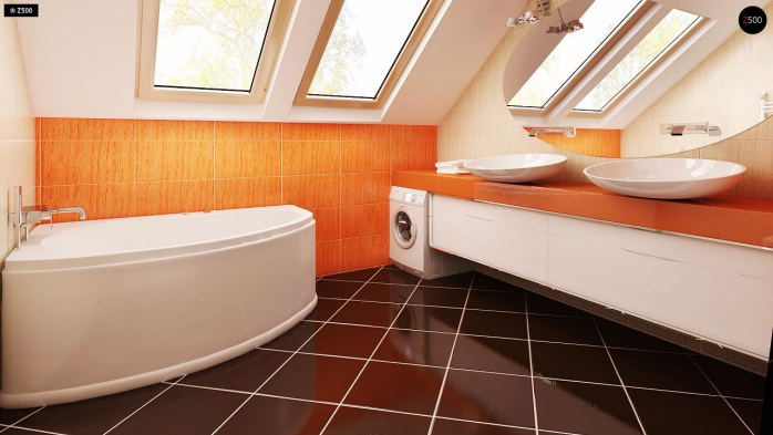 Проект дома U225 - 12 С мансардным этажом дома в Киеве