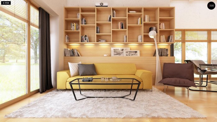 Проект дома U200 L + 100 - 11 Одноэтажные дома в Киеве