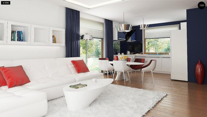 Проект дома U256 - 12 Одноэтажные дома в Киеве