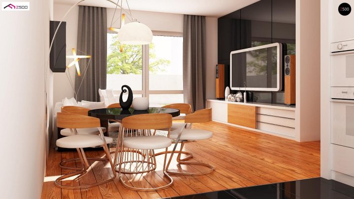 Проект дома U7 35 S - 6 Одноэтажные дома в Киеве