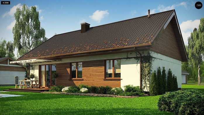 Проект дома U369 D - 3 Одноэтажные дома в Киеве