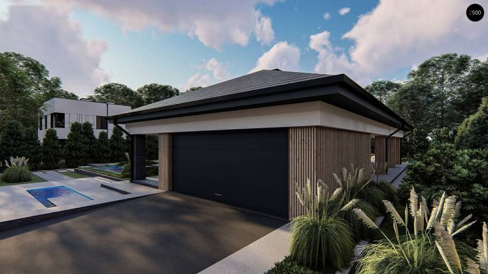 Проект дома U409 - 4 Одноэтажные дома в Киеве