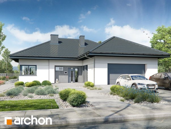 Проект дома Дом в подснежниках 4 (Г2) - 2 Одноэтажные дома в Киеве