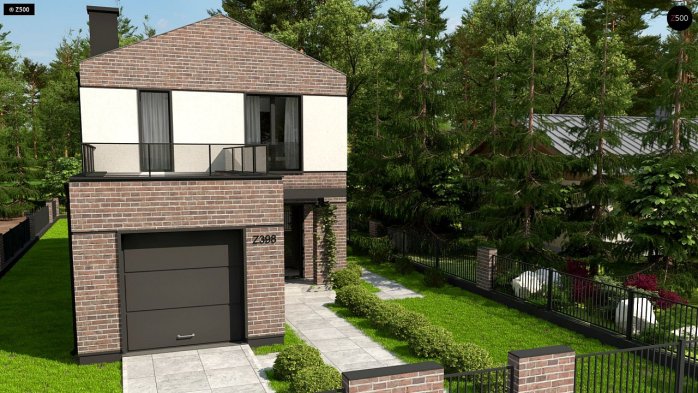 Проект дома U398 - 1 Двухэтажные дома в Киеве