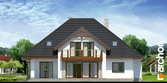 Проект дома Дом в калатеях вер.2 - 6 С мансардным этажом дома в Киеве