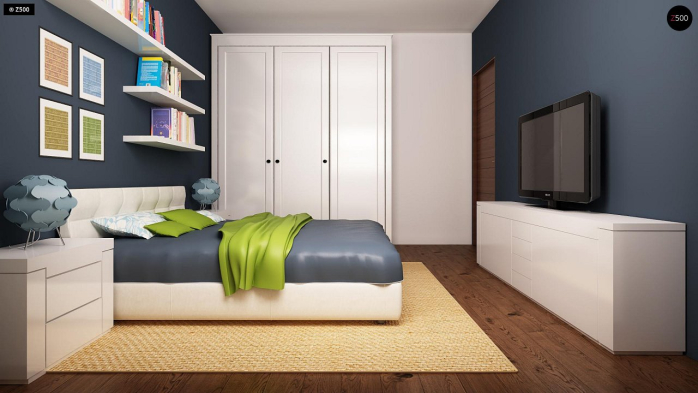 Проект дома U12 P GP - 11 С мансардным этажом дома в Киеве