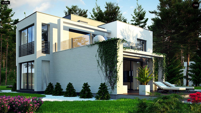 Проект дома Ur17 A - 5 Двухэтажные дома в Киеве