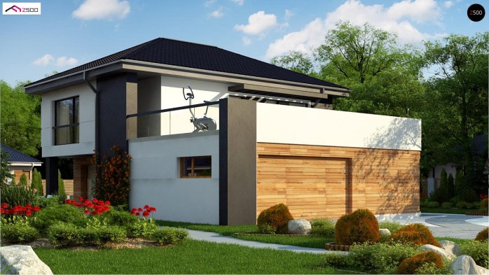 Проект дома U319 - 5 Двухэтажные дома в Киеве