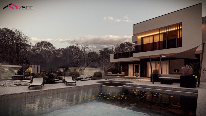 Проект дома Ux220 - 9 Двухэтажные дома в Киеве