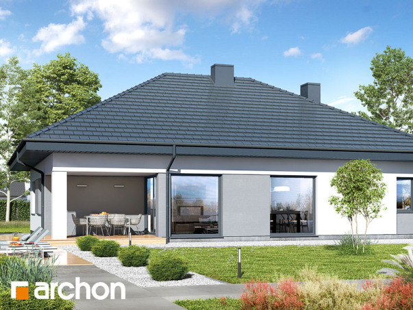 Проект дома Дом в ренклодах 12 - 2 Одноэтажные дома в Киеве