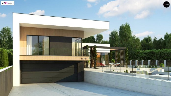 Проект дома Ux151 - 6 Двухэтажные дома в Киеве