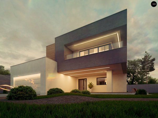 Проект дома Ux108 - 9 Двухэтажные дома в Киеве