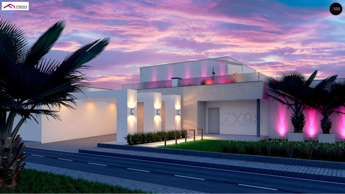 Проект дома Ux98 - 3 Двухэтажные дома в Киеве