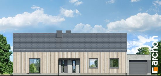 Проект дома Дом в мекинтошах 8 - 3 Одноэтажные дома в Киеве