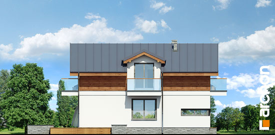 Проект дома Дом в буддлеях вер.3 - 5 С мансардным этажом дома в Киеве