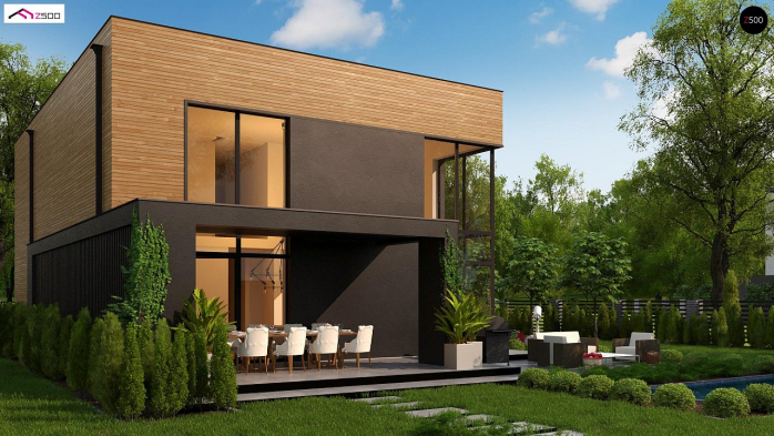 Проект дома Ux93 - 5 Двухэтажные дома в Киеве