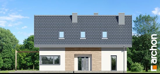 Проект дома Дом в силене - 3 С мансардным этажом дома в Киеве