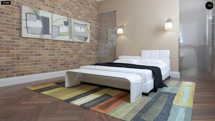 Проект дома U240 - 10 С мансардным этажом дома в Киеве