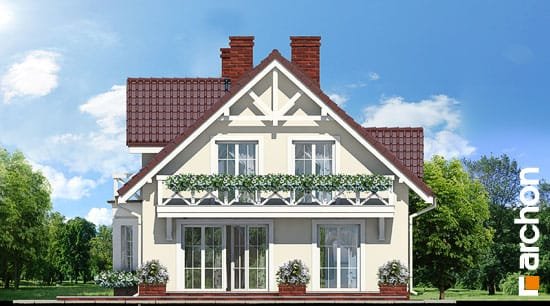 Проект дома Дом под калиной вер.2 - 6 С мансардным этажом дома в Киеве